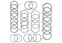Комплект стальных дисков АКПП RE4R01A LINTEX